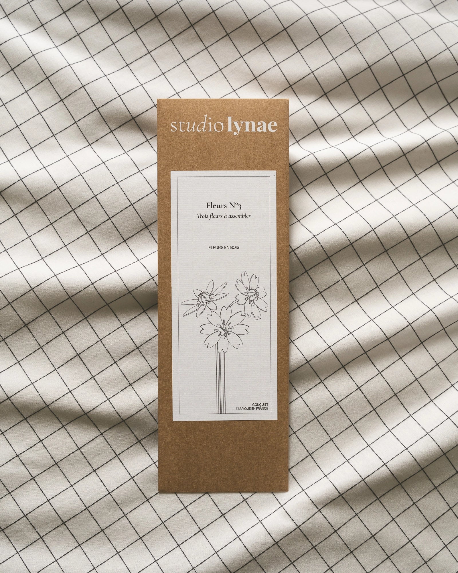 Pochette kraft Fleurs N°3