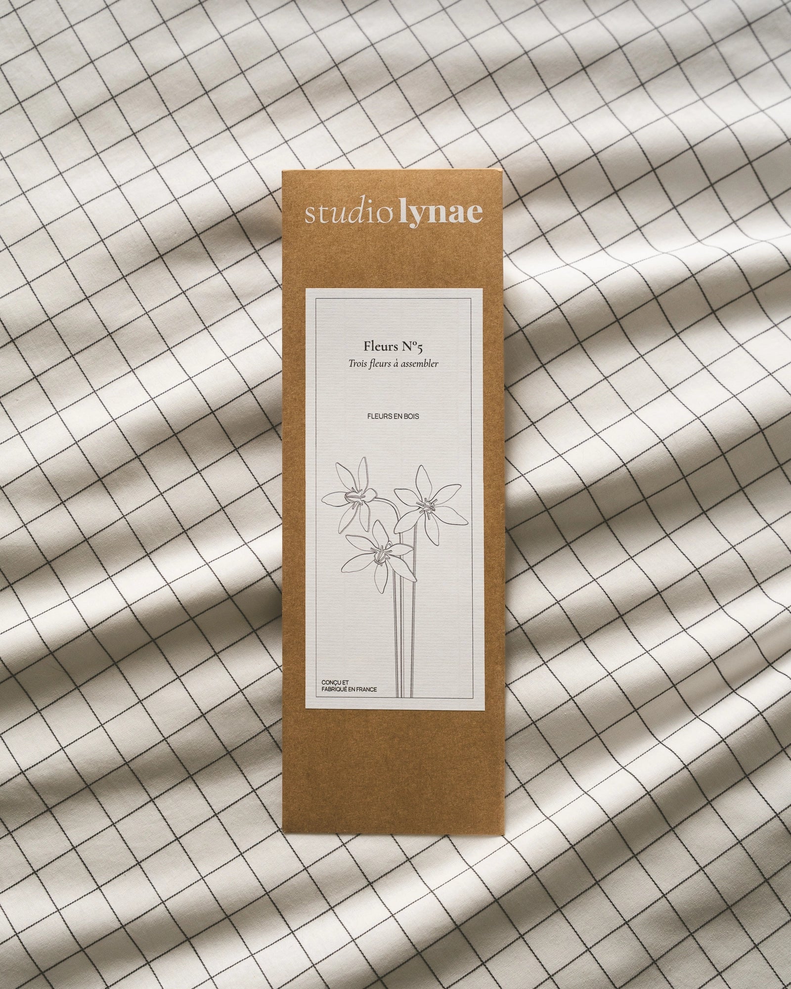 Pochette kraft Fleurs N°5